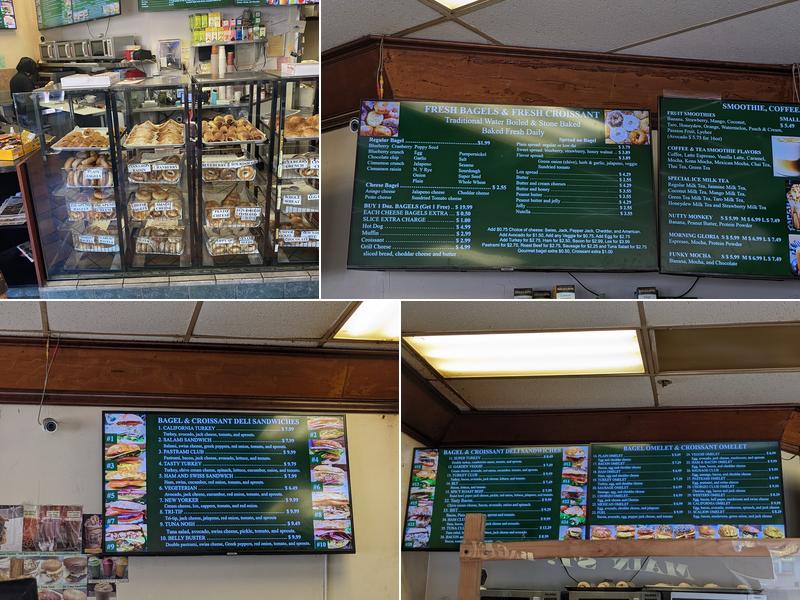 Main St Bagels Menu