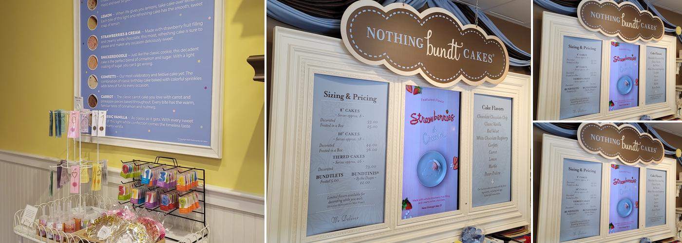 Nothing Bundt Cakes Menu