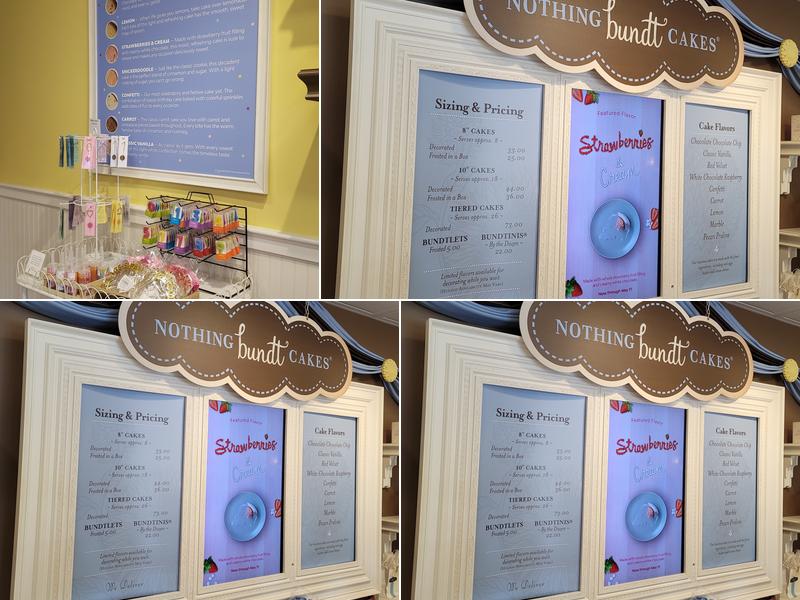 Nothing Bundt Cakes Menu
