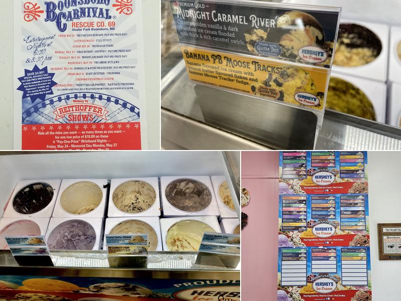 Maugansville Creamery Menu