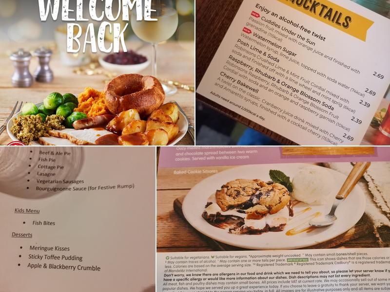 Bedford South (a421) Brewers Fayre Menu