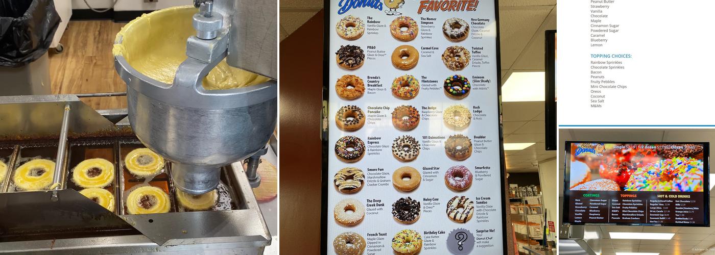 Deep Creek Donuts Menu