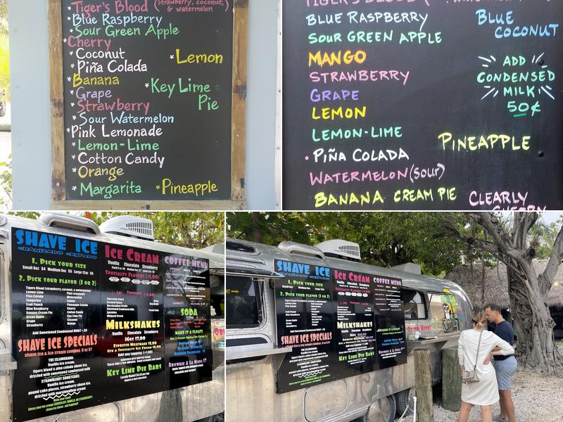 Charli's Shave Ice Menu