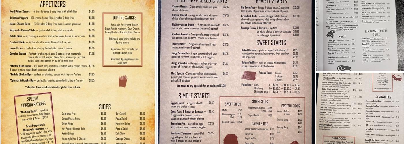 Two Smart Cookies Menu