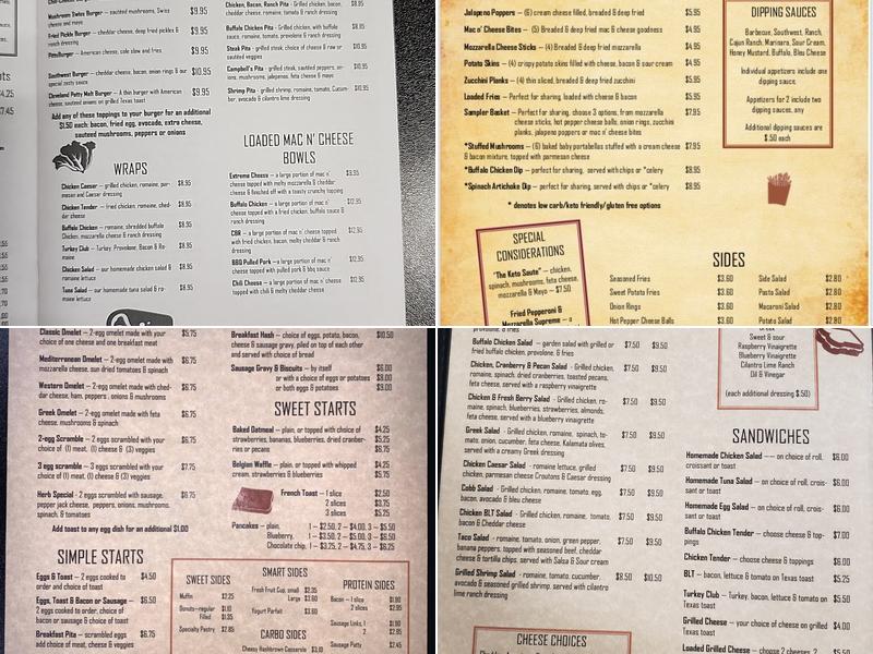 Two Smart Cookies Menu