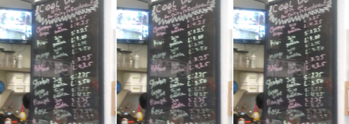 Limon Frozen Yogurt Menu