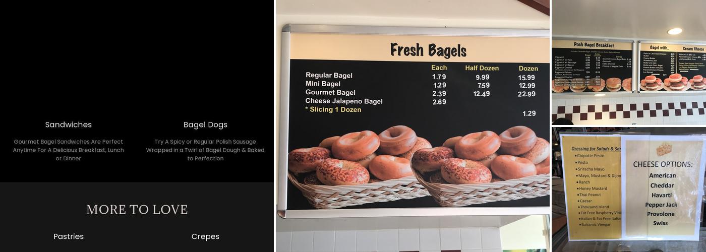 Posh Bagel Menu