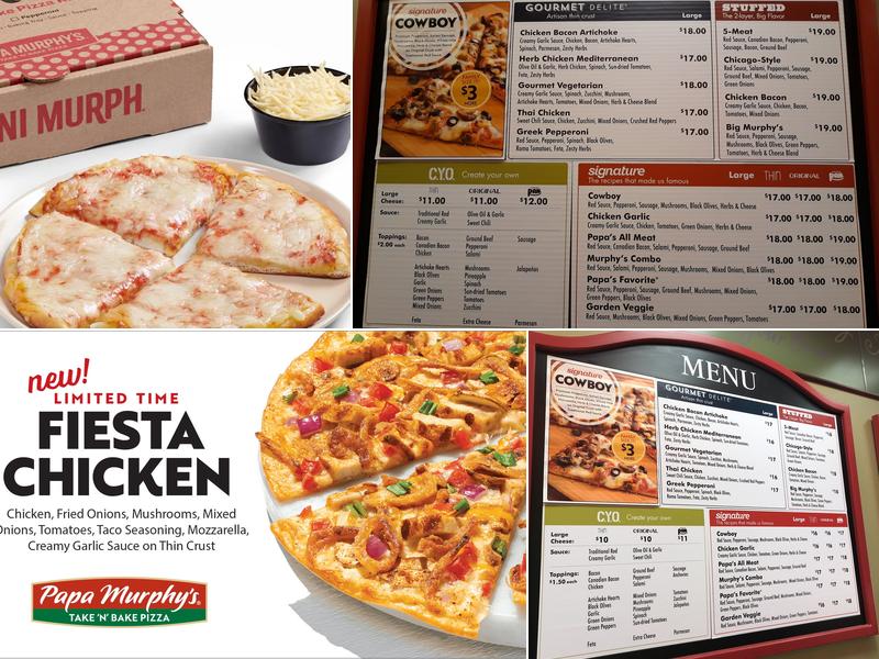 Papa Murphy's | Take 'N' Bake Pizza Menu