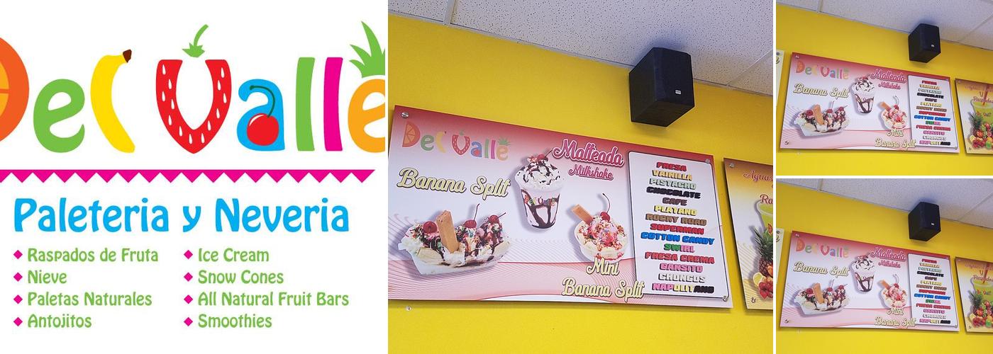 Del Valle Paleteria Y Neveria Menu