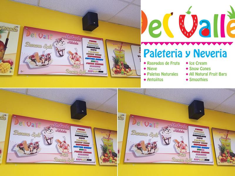 Del Valle Paleteria Y Neveria Menu