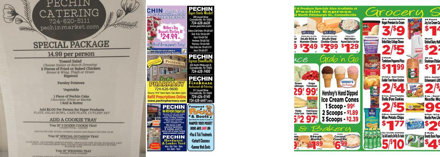 Pechin Catering Menu