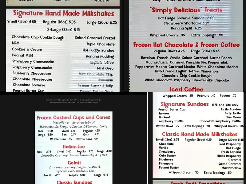 Suzy's Simply Delicious Menu