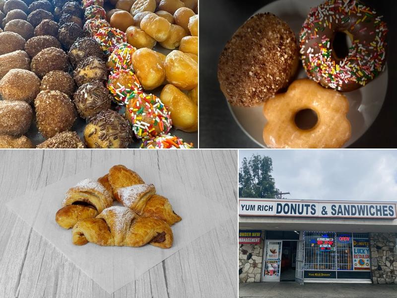 Yum-Rich Donut & Sandwiches