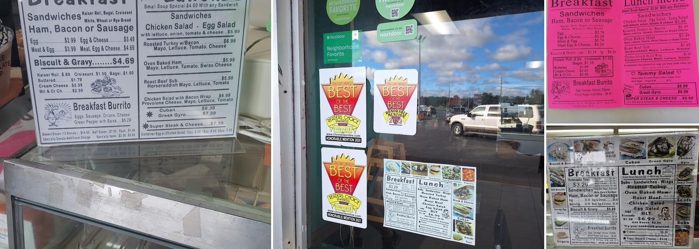 Fresh Start Donuts of Beverly Hills Menu