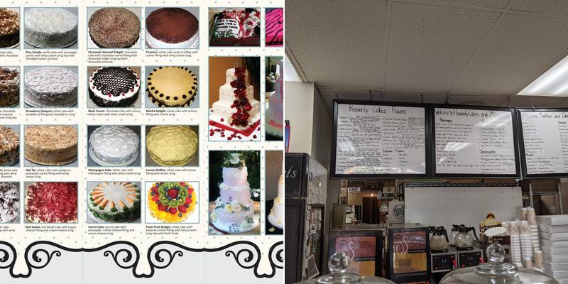 Heavenly Cakes Menu