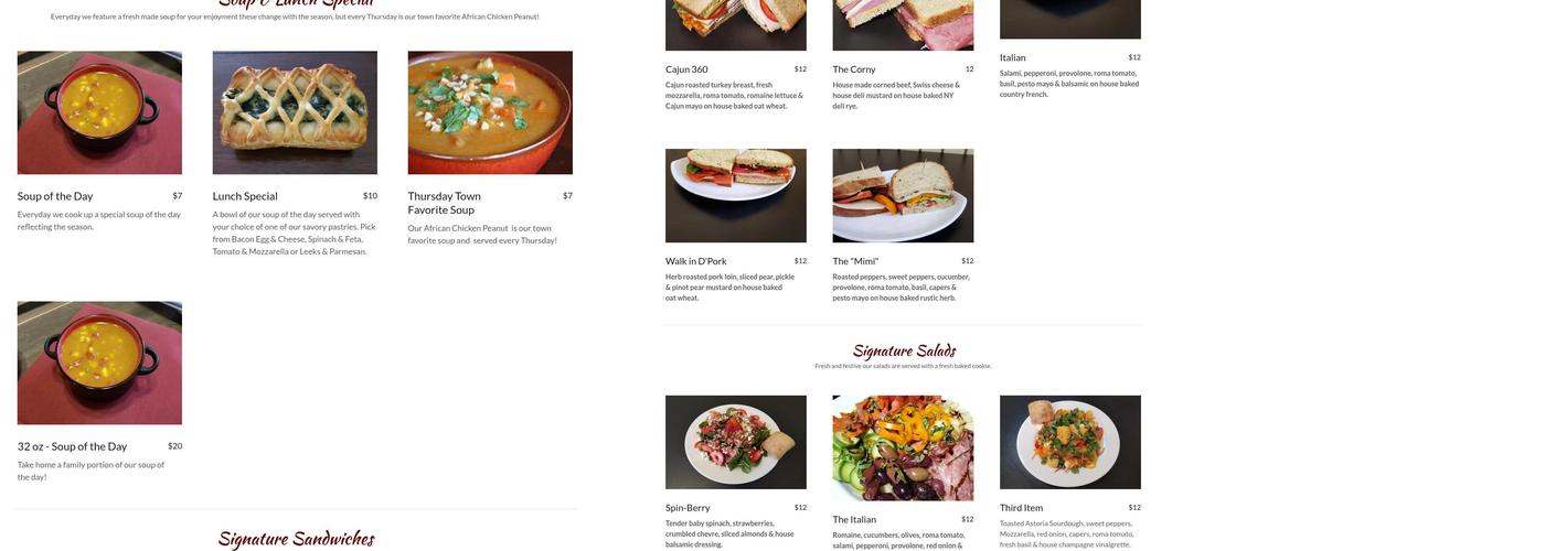 Table 360 bakery Menu