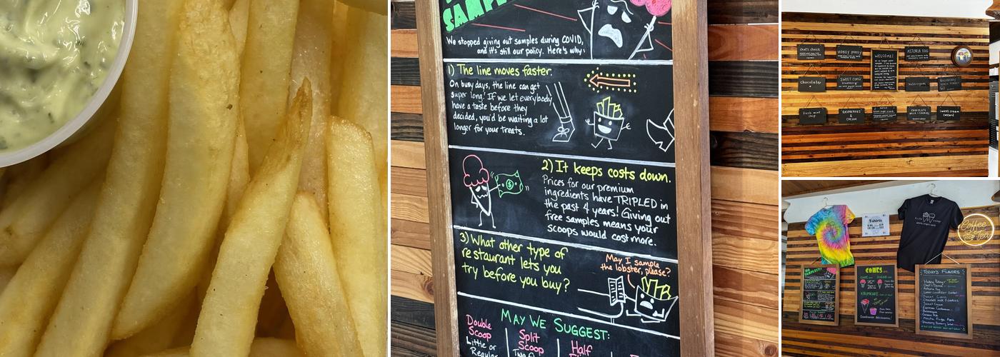 Frite & Scoop Menu