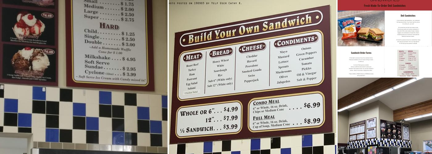 Edaleen Dairy Store Menu