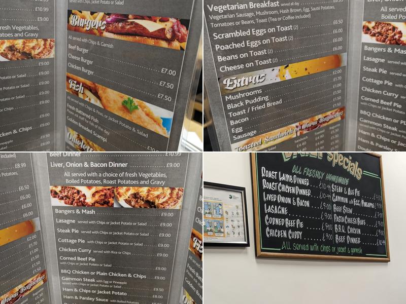 Sam's Restaurant & Coffee Shop Menu