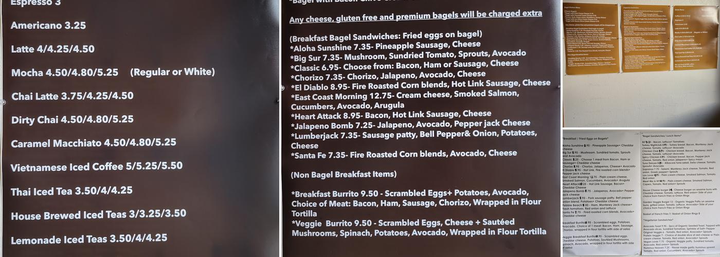 BAGEL KITCHEN Menu