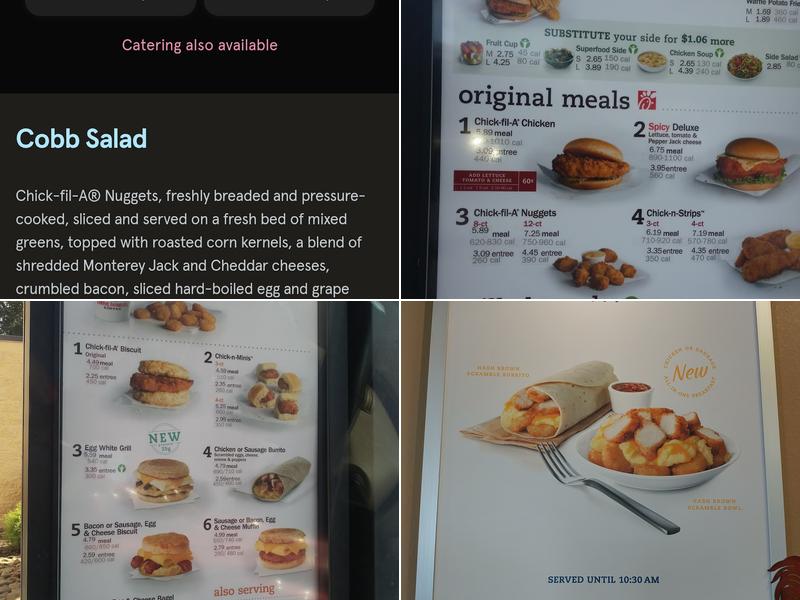Chick-fil-A Menu