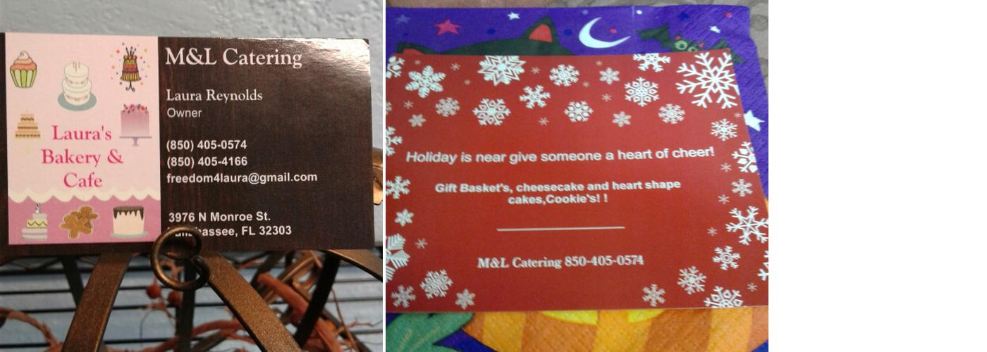 Laura's Bakery And Cafe Menu