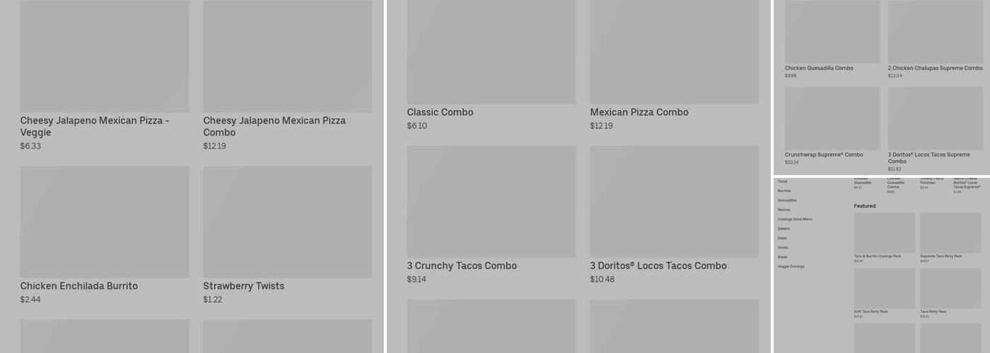 Taco Bell Menu