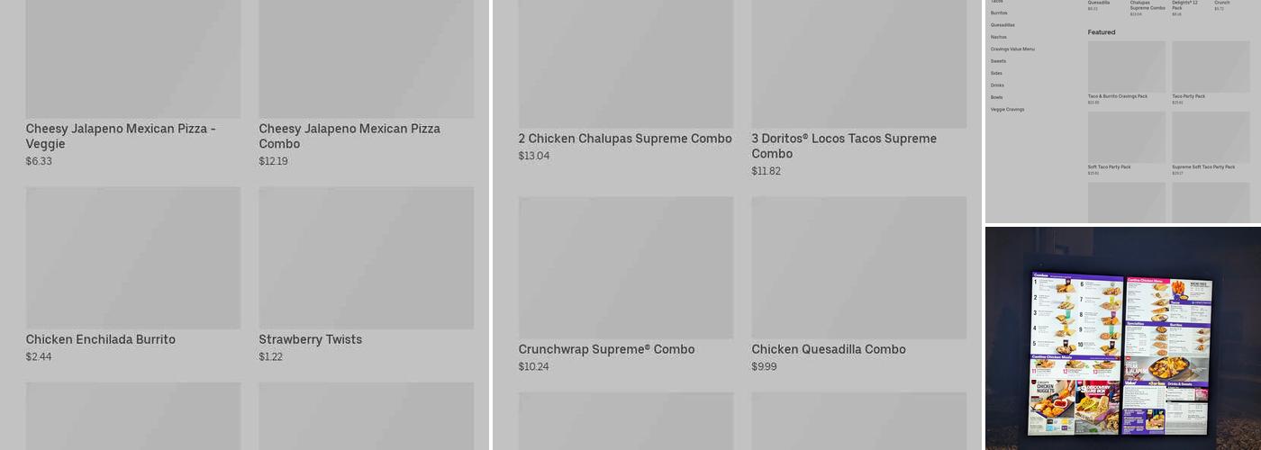 Taco Bell Menu