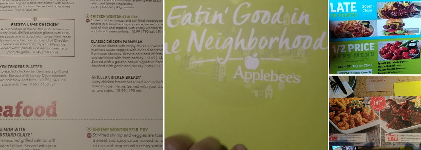 Applebee's Grill + Bar Menu