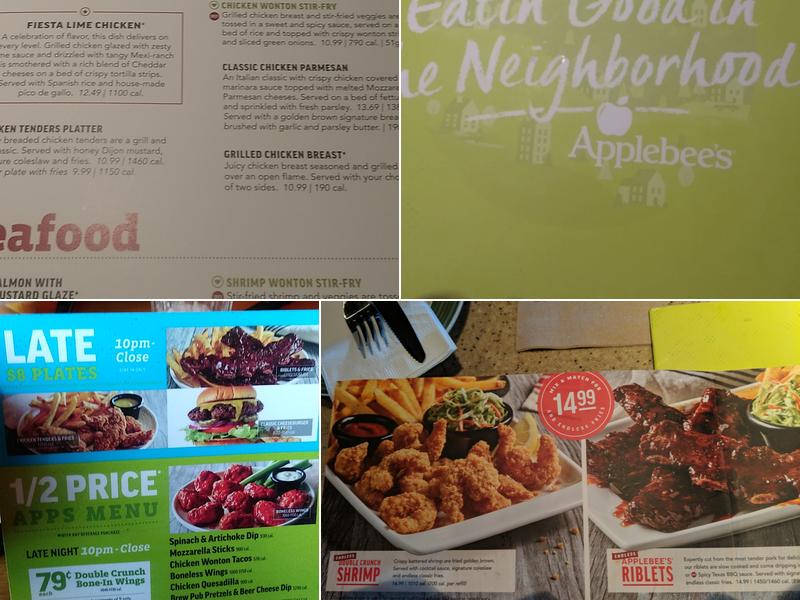 Applebee's Grill + Bar Menu