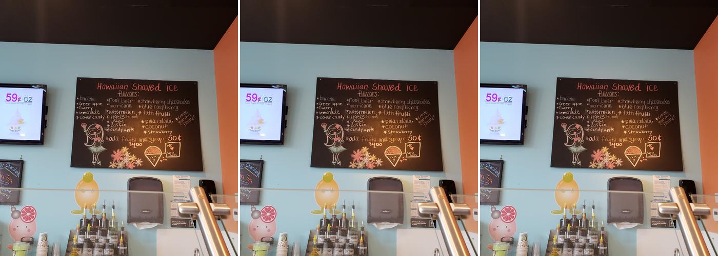 TUTTI FRUTTI FROZEN YOGURT Menu