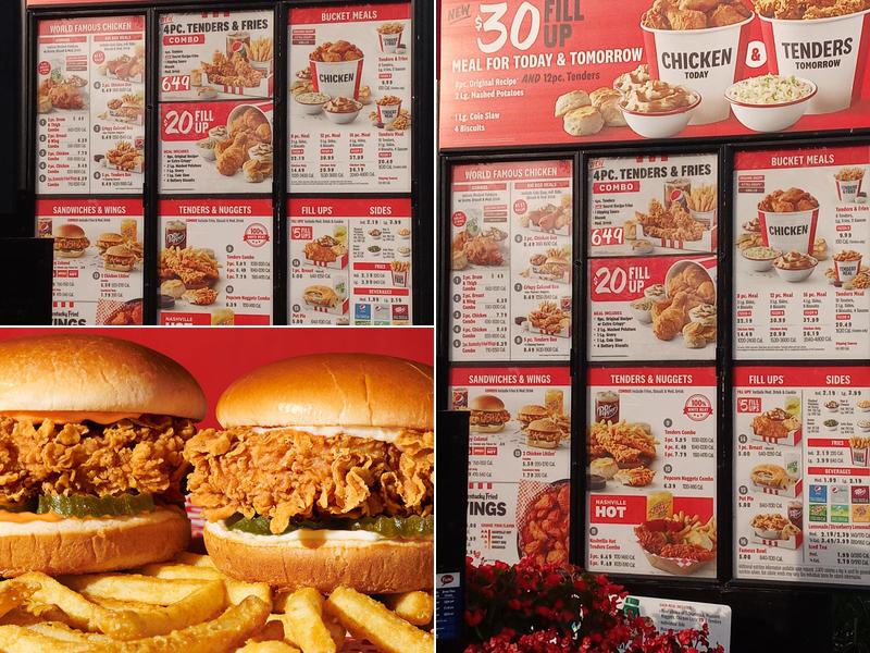 KFC Menu