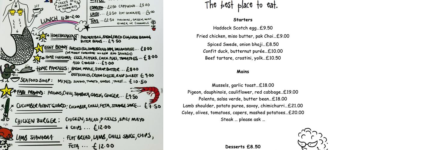 Home Restaurant Menu