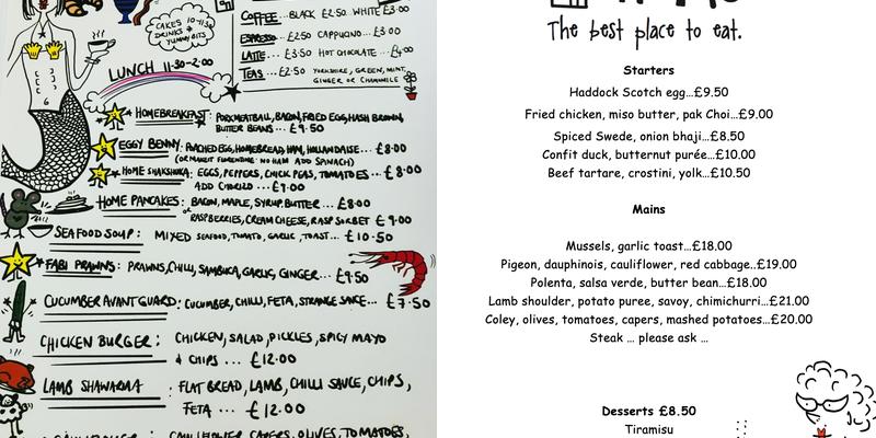 Home Restaurant Menu