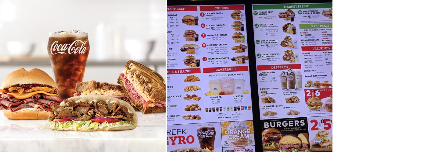 Arby's Menu