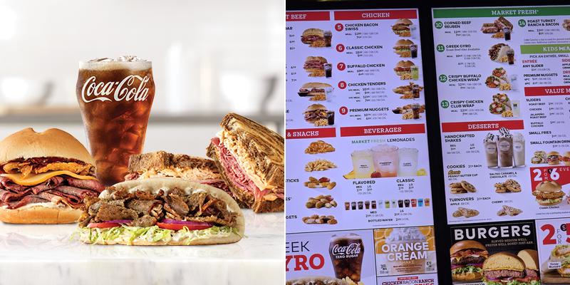 Arby's Menu
