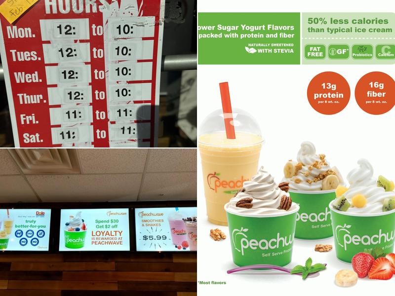 Peachwave Menu