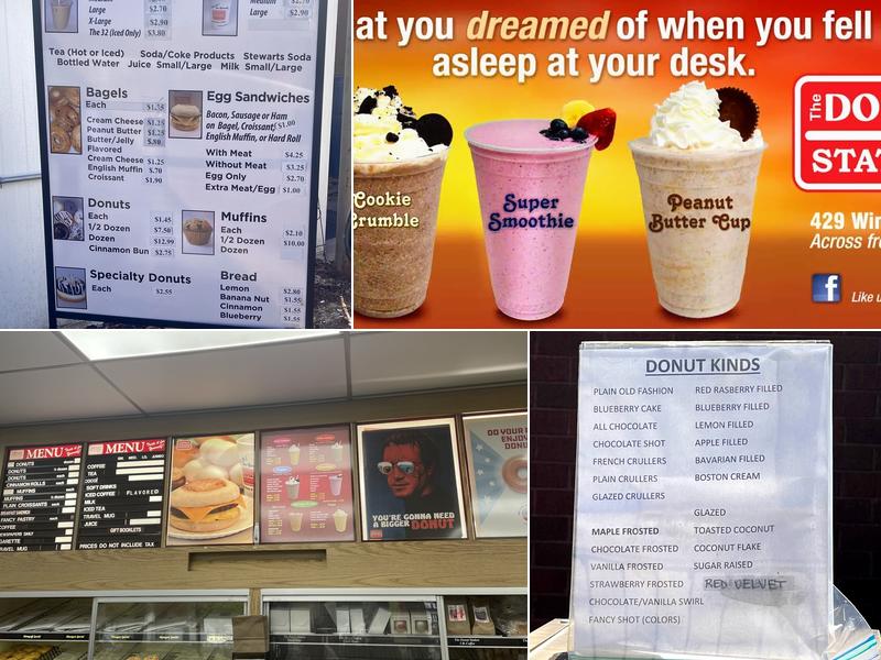 The Donut Station Menu