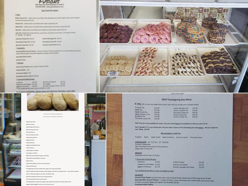 Pastry Fusions LLC Menu