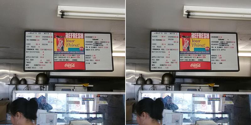 Billy's Donuts Menu