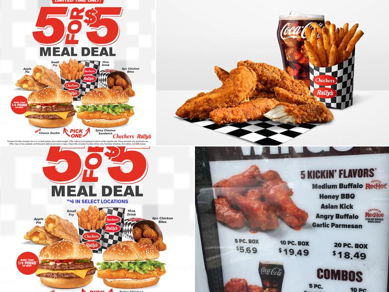 Checkers Menu