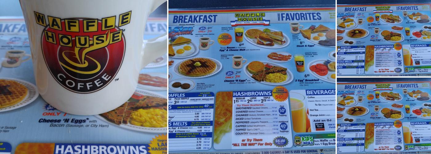 Waffle House Menu