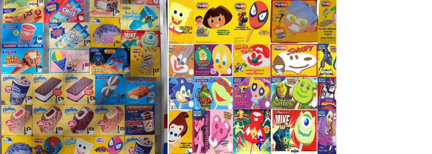 Looney Tunes Ice Cream & Grocery Menu