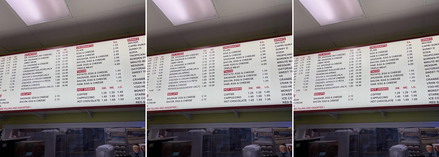 Donut Bliss Menu