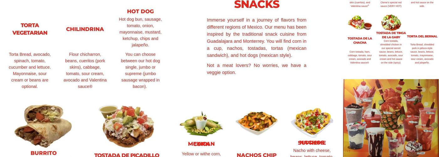 El Kiosko Menu