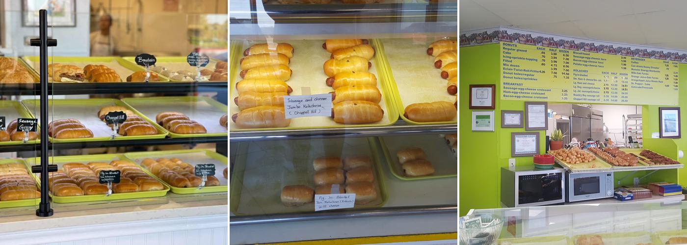 Snowflake Donuts Menu