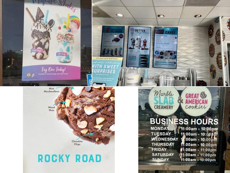 Marble Slab Creamery Menu