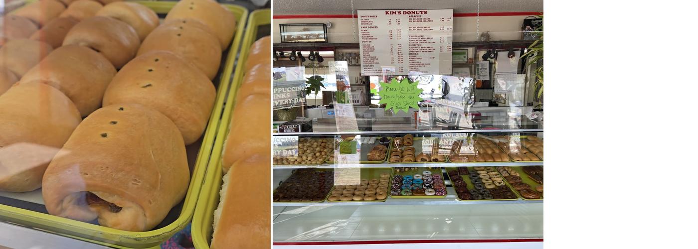 Kims Donuts Menu