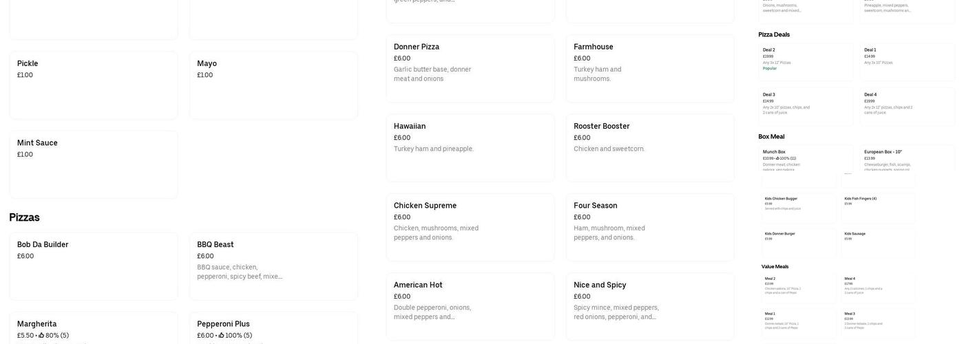 Indian Greedy Coo Menu