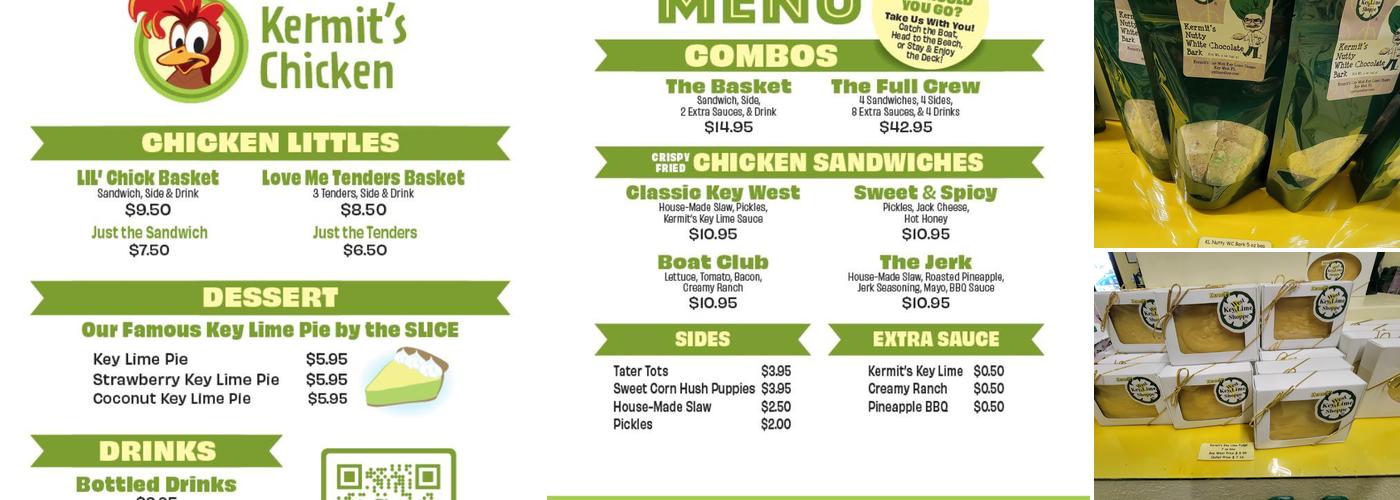 Kermit's Key Lime Pie Shop - DeLand Menu